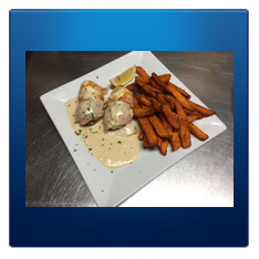 Delicious Dish at The Anchor Restaurant in Flagler Beach