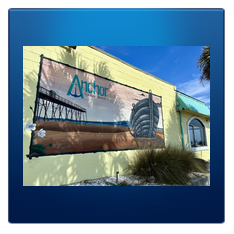 Exterior Photo of The Anchor Restaurant in Flagler Beach